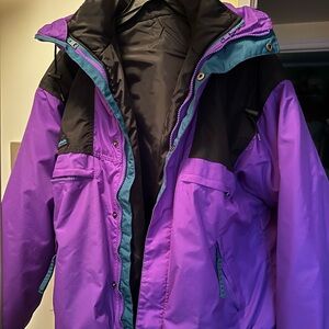 Columbia Purple and Black Jacket